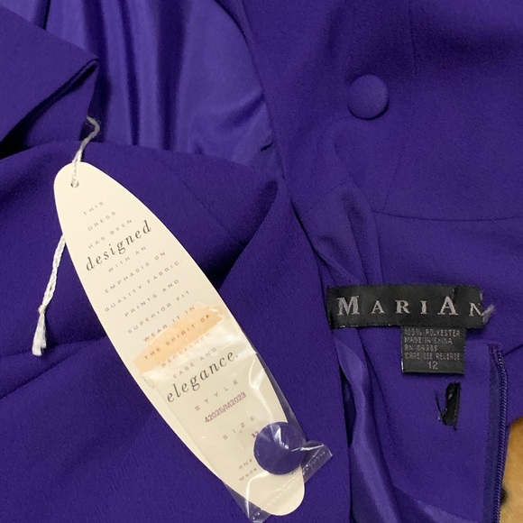 Marianne dress woman purple size 12 new - Picture 7 of 8